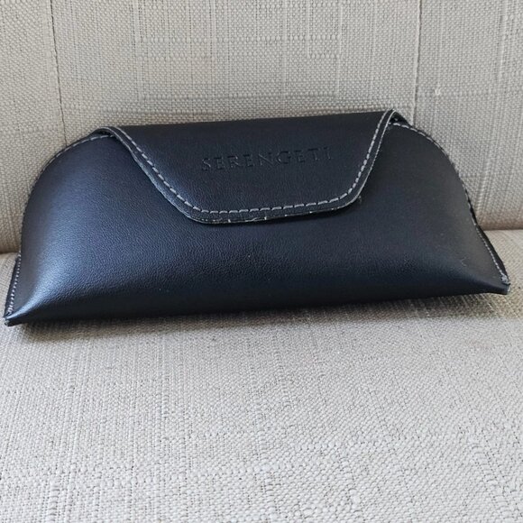 Serengeti Eyeglasses Frame Black Semi Hard Case Magnet Closure Case only - Picture 11 of 12